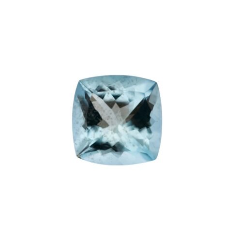 Aquamarine - Cushion - 10 mm - 3.73 ct