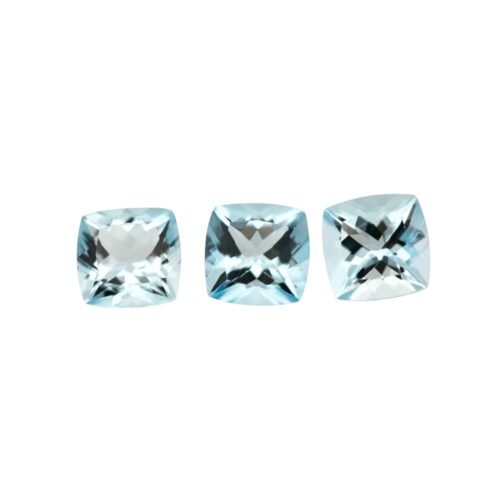 Aquamarine - Cushion - 6 mm