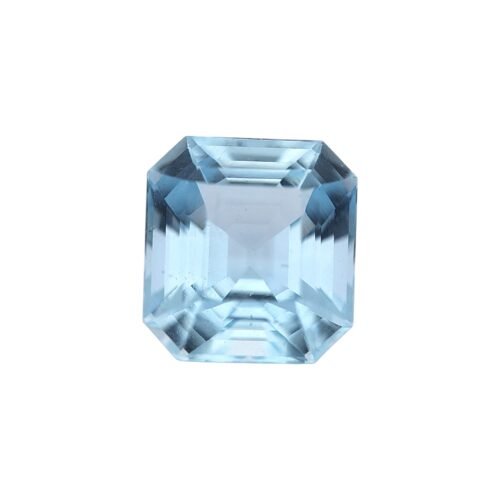 Aquamarine - Emerald Cut 5.33 cts - 11 x 10.3 mm