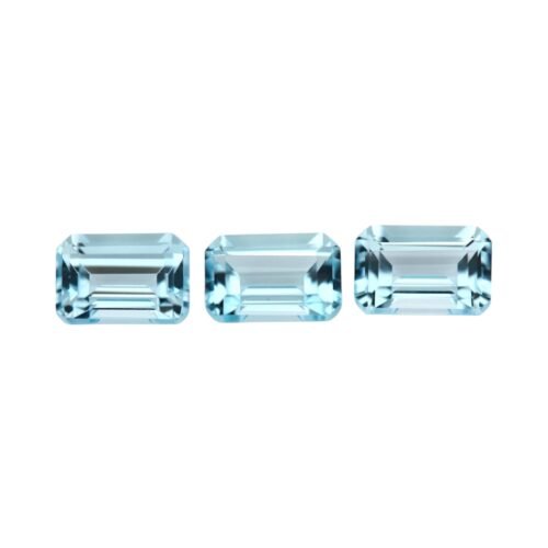 Aquamarine - Emerald Cut - 6 x 4 mm