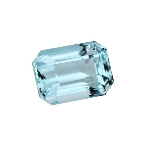 Aquamarine - Emerald Cut 8.22 cts - 13.5 x 10 mm