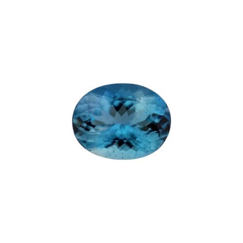 Aquamarine - Oval 2.01 cts - 9.2 x 7.1 mm (Dark Blue)