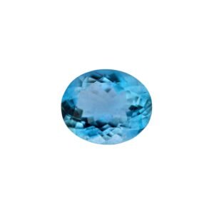 Aquamarine - Oval 3.24 cts - 11.1 x 9.2 mm (Dark Blue)