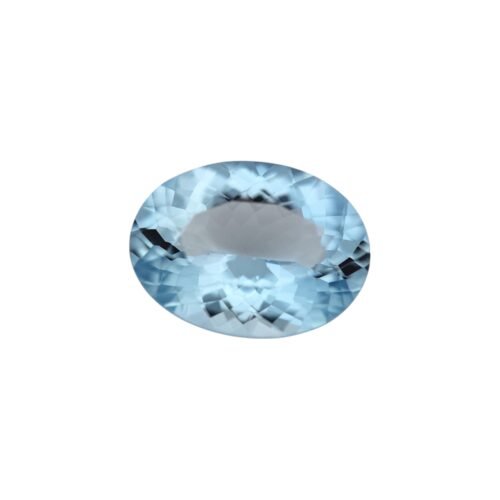 Aquamarine - Oval 3.34 cts - 12.55 x 9.25 mm