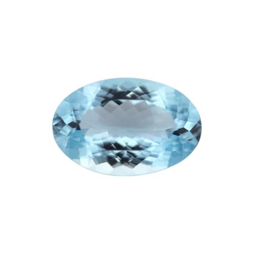 Aquamarine - Oval 6.42 cts - 14.33 x 11.85 mm
