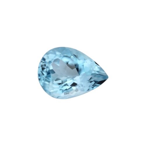 Aquamarine - Pear Shape 3.26 cts - 12 x 8.7 mm