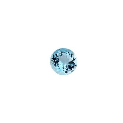Aquamarine - Round - 7 mm - 1.10 ct