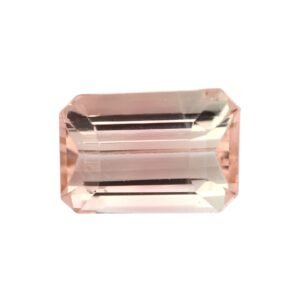 Bi-Tourmaline – Emerald Cut 2.67 cts – 10 x 7 mm