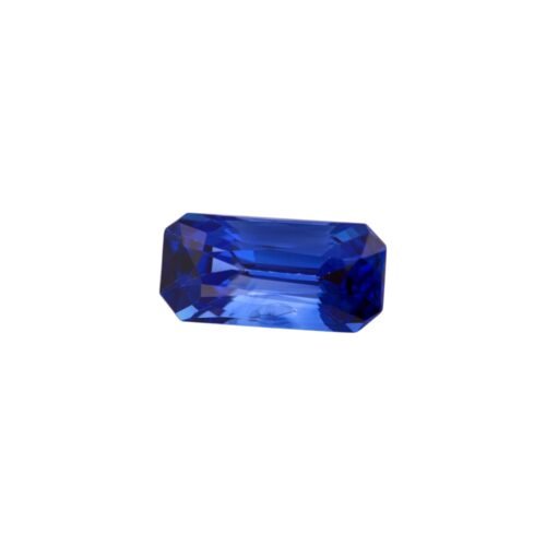 Blue Sapphire - Emerald Cut 1.45 cts - 8.7 x 4 mm