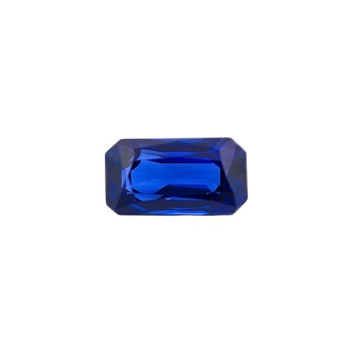 Blue Sapphire - Emerald Cut - 8.5 x 4.5 mm - 1.51 ct