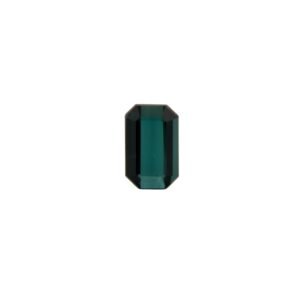 Bluish Green Tourmaline – Emerald Cut 3.32 cts – 10.25 x 6.6 mm