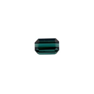 Bluish Green Tourmaline – Emerald Cut 3.32 cts – 10.25 x 6.6 mm