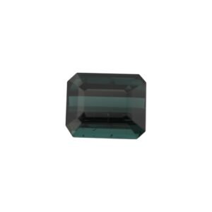 Bluish Green Tourmaline – Emerald Cut 5.58 cts – 10.8 x 8.8 mm