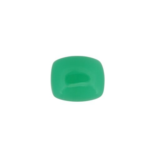 Chrysoprase - Cabochan - Cushion 8.60 cts - 13.9 x 11.6 mm