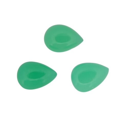 Chrysoprase - Cabochan - Pear Shape - 14 x 10 mm