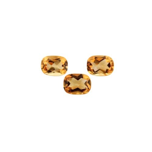 Citrine - Cushion - 8 x 6 mm