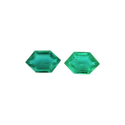 Emerald - Fancy (Pair) 2.28 cts - 9.2 x 5.8 mm