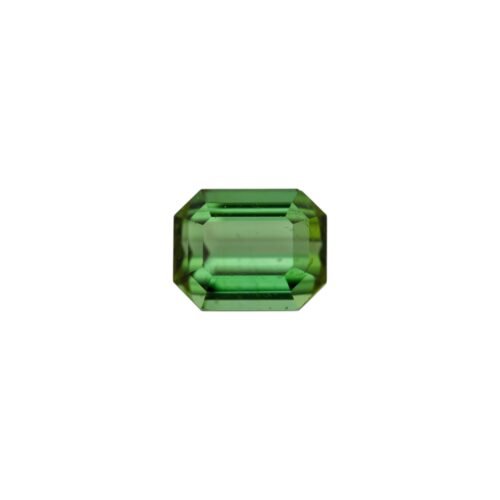 Green Tourmaline - Emerald Cut 1.38 cts - 7 x 5.5 mm