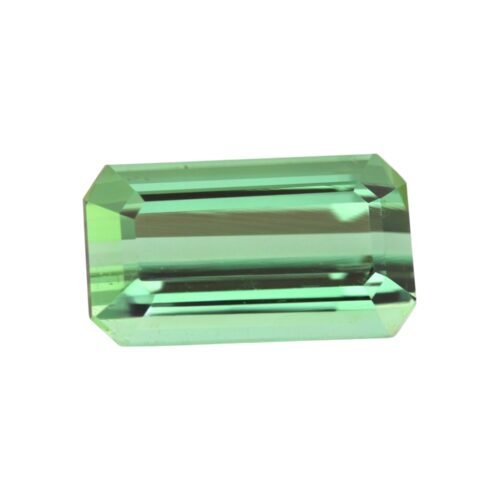 Green Tourmaline - Emerald Cut 3.28 cts - 11 x 6.3 mm
