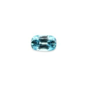 Natural Blue Zircon – Cushion 3.95 cts – 10.55 x 6.25 mm