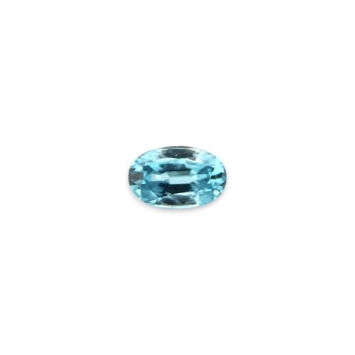 Natural Blue Zircon - Oval 4.42 cts - 11.35 x 7.2 mm