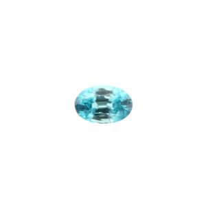 Natural Blue Zircon – Oval 4.60 cts – 11.4 x 7.55 mm