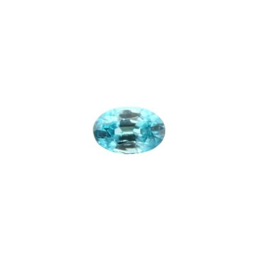Natural Blue Zircon - Oval 4.60 cts - 11.4 x 7.55 mm