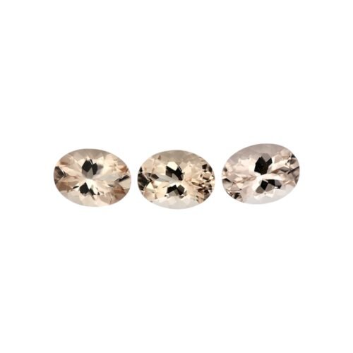 Peach Morganite - Oval - 8 x 6 mm