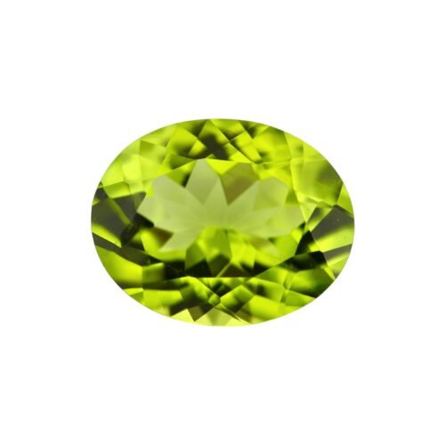 Peridot - Oval - 9.9 x 7.9 mm - 2.71 ct