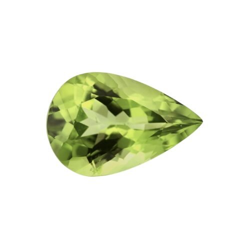 Peridot - Pear Shape - 12.5 x 8.3 mm - 3.72 ct