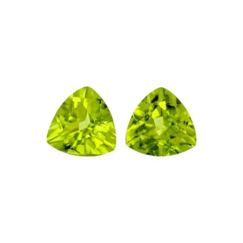 Peridot - Trillion (Pair) 2.65 cts - 7 mm
