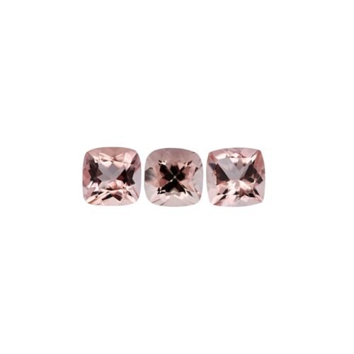 Pink Morganite - Cushion - 4 mm