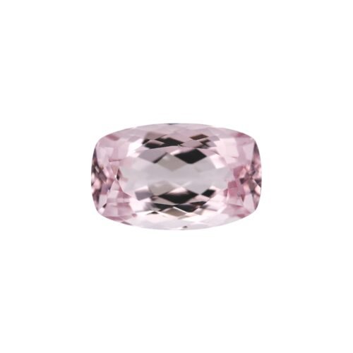 Pink Morganite - Cushion 4.61 cts - 12.7 x 8.1 mm