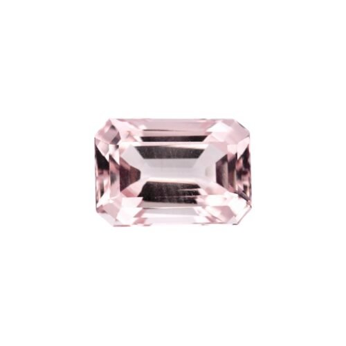 Pink Morganite - Emerald Cut 2.46 cts - 9.3 x 6.5 mm