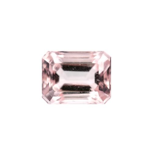 Pink Morganite - Emerald Cut 3.17 cts - 9.5 x 7.4 mm