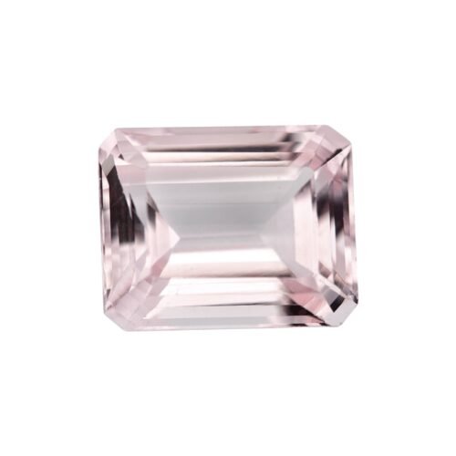 Pink Morganite - Emerald Cut 9.43 cts - 14.05 x 11.15 mm