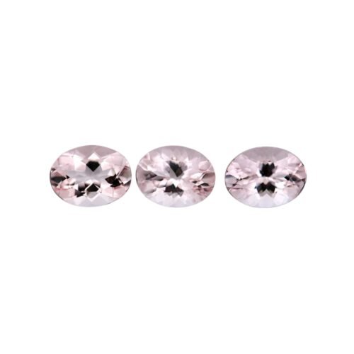 Pink Morganite - Oval - 8 x 6 mm