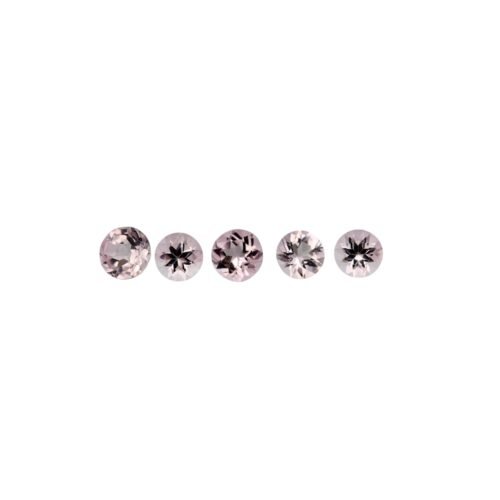 Pink Morganite - Round - 3 mm