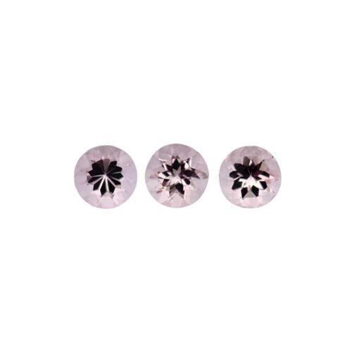 Pink Morganite - Round - 5 mm (Dark Pink)