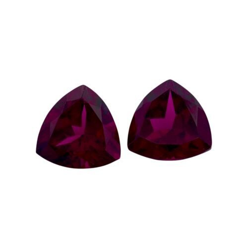 Rhodolite - Trillion (Pair) 4.33 cts - 8 mm