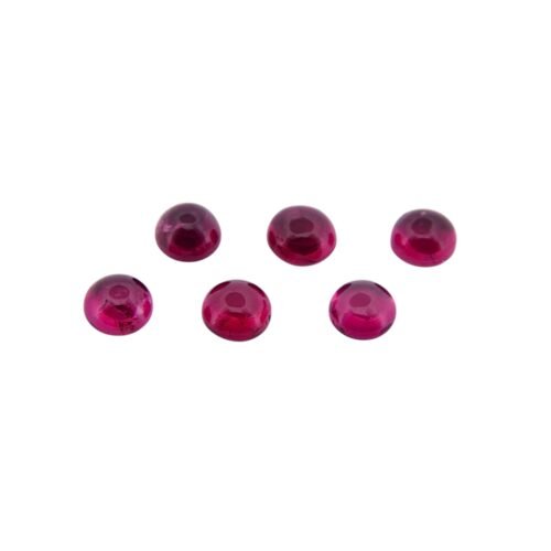 Rubelite Tourmaline - Cabochan - Round - 5 mm