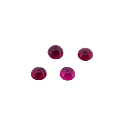 Rubelite Tourmaline - Cabochan - Round - 5.5 mm