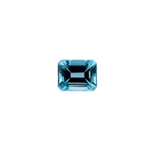 Swiss Blue Topaz - Emerald Cut 4.62 cts - 10 x 8 mm