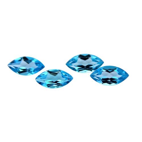 Swiss Blue Topaz - Marquise - 12 x 6 mm