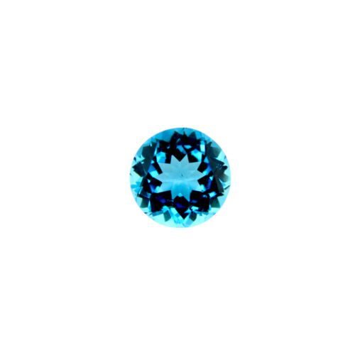 Swiss Blue Topaz - Round 6.43 cts - 11.5 mm