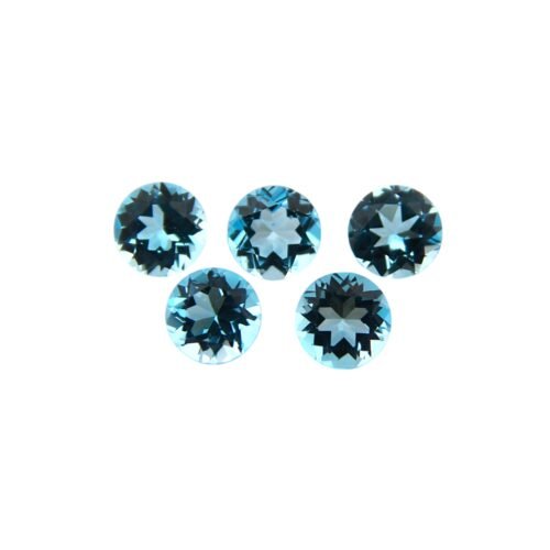 Swiss Blue Topaz - Round - 7.5 mm