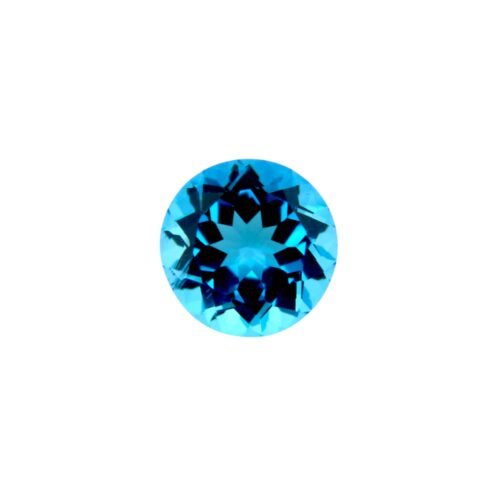 Swiss Blue Topaz - Round - 13 mm - 9.24 ct