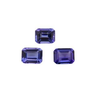 Tanzanite – Emerald Cut – 10 x 8 mm