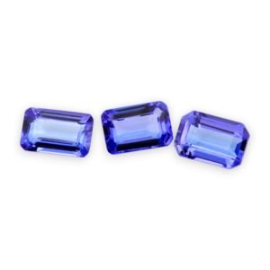 Tanzanite – Emerald Cut – 6 x 4 mm