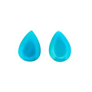 Turquoise – Cabochan – Pear Shape (Pair) 5.76 cts – 14 x 10 mm
